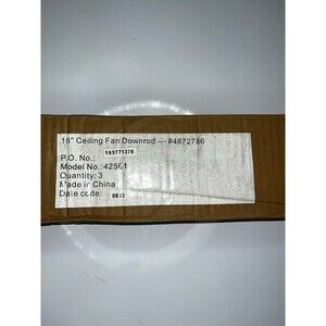 Harbor Breeze Universal 18" Polished  Downrods - New ( Pack Of 3 )